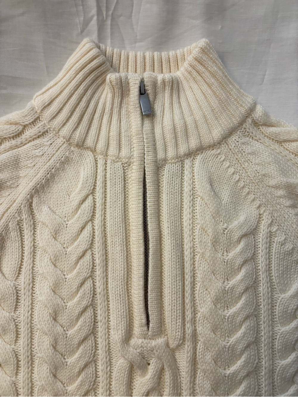 Aritzia Heritage knit merino wool 1/4 zip - Picture 10 of 12
